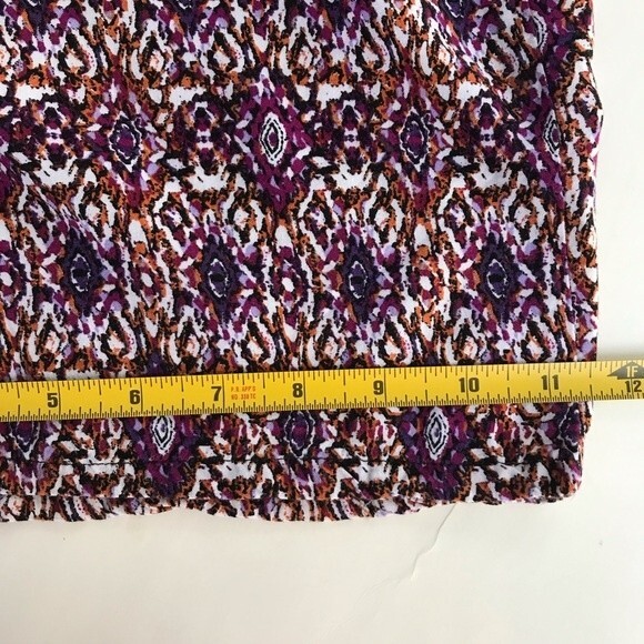 Dressbarn Palazzo Pants Flowy Boho Wide Leg Elastic Ikat Womens Size 1X Plus - Picture 11 of 13